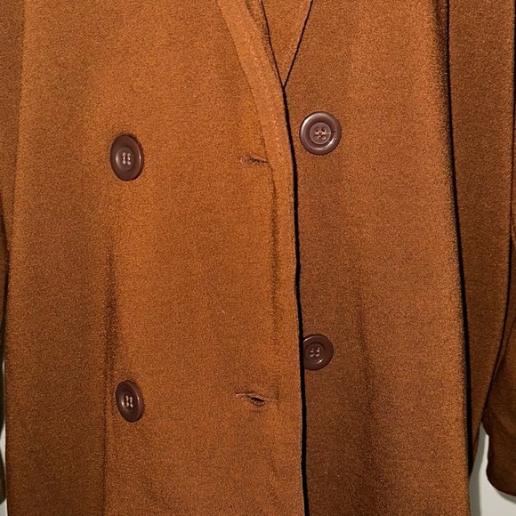 1 Sunset Lane Camel Color Peacoat - Picture 5 of 8